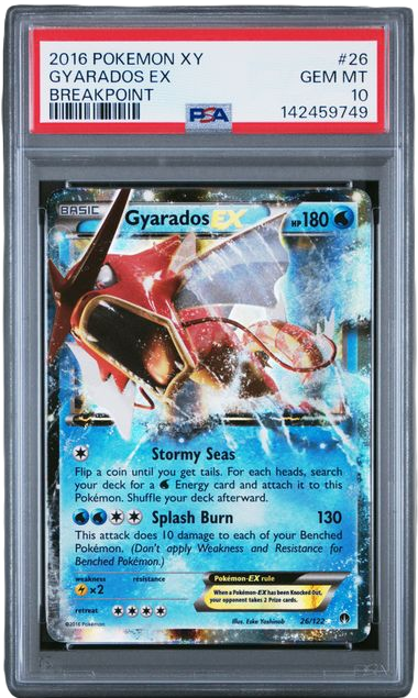 PSA 10 GYARADOS EX BREAKPOINT