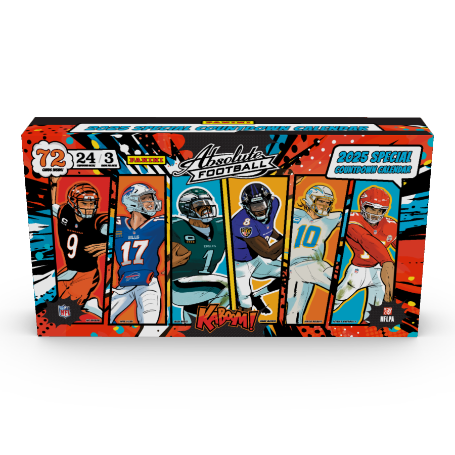 2025 Panini Absolute Football KABOOM! Countdown Calendar