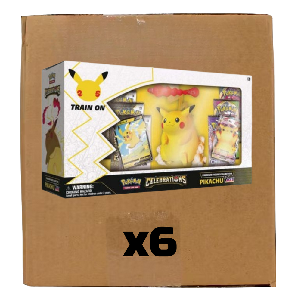 Sealed Case 25th Anniversary Pikachu VMAX