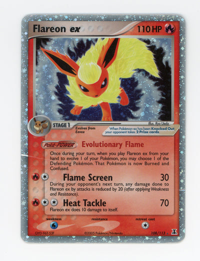 Flareon ex — Damaged|Rare Holo EX — ID 17654