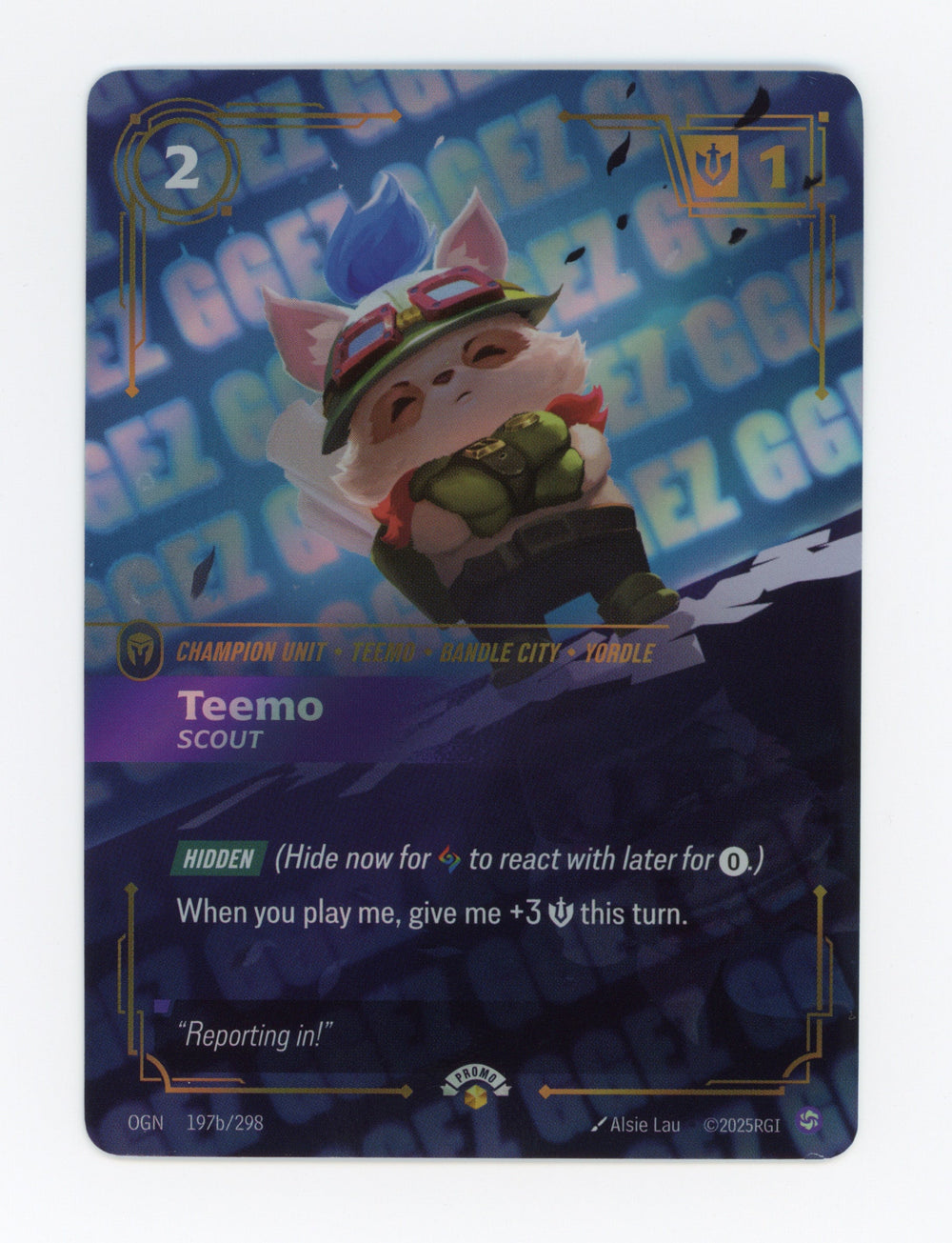 Teemo - Scout — GG EZ|Foil — ID 17429