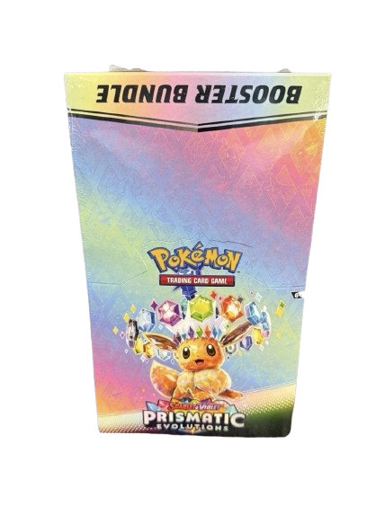 Prismatic Evolutions Booster Bundle Display