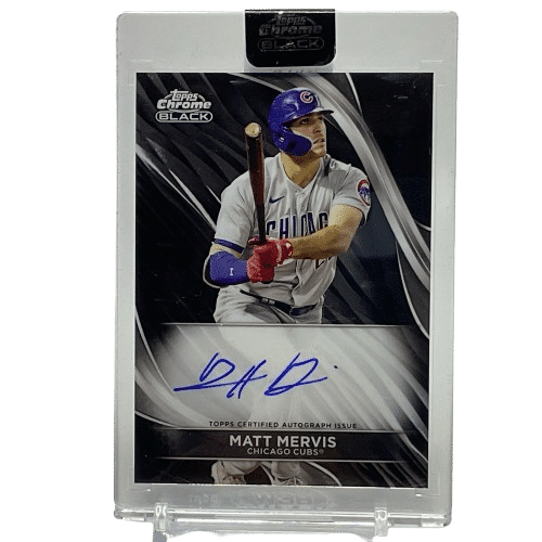 2024 Topps Chrome Black Matt Mervis #CBA-MME Autograph