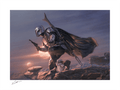ACME Archives Din Djarin & Grogu: A Clan of Two (18" H x 24" W) Art Print by artist Jerry Vanderstelt Limited Edition of 650