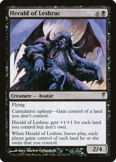 Herald of Leshrac (CSP-062) - Coldsnap Foil
