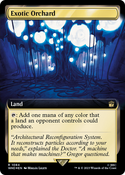 Exotic Orchard (WHO-1084) - Doctor Who: (Extended Art) Foil