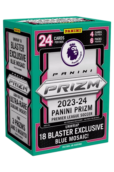 2023/24 Panini Prizm Premier League Soccer Hobby Blaster Box