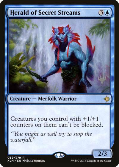 Herald of Secret Streams (PPM20-59P) - Ixalan Promos Foil