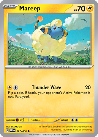 Mareep - 027/086 - Common [me04-027] [Non-Holo]