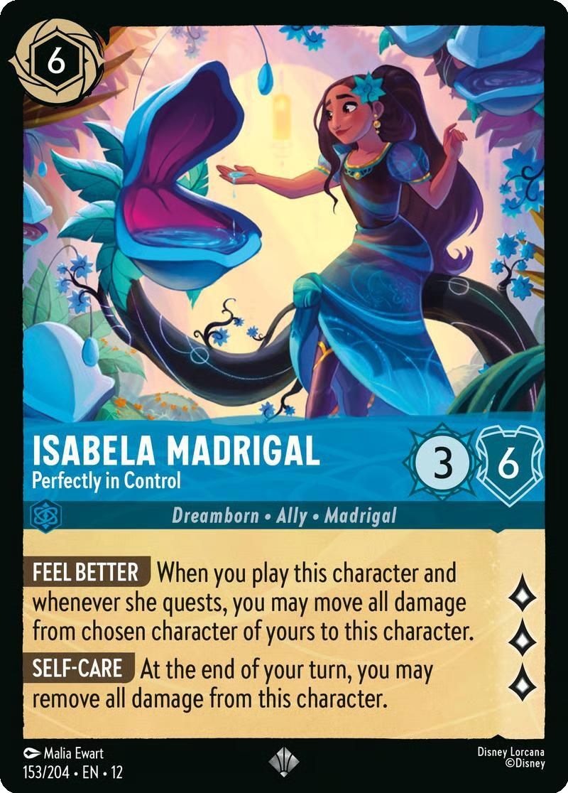 Isabela Madrigal - Perfectly in Control - 153/204 [Wilds Unknown] [Non-Foil]