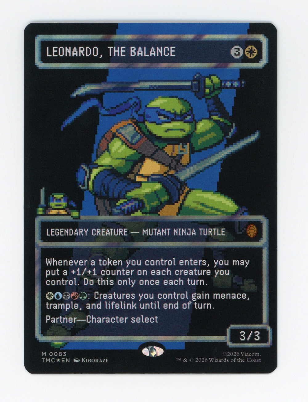 Leonardo, the Balance — Borderless|Pixel|Surge Foil — ID 17682