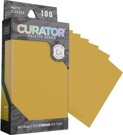 Curator Palette Series Sleeves - Standard Size - 100ct - Honey