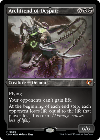 Archfiend of Despair (CMM-503) - Commander Masters Etched Foil