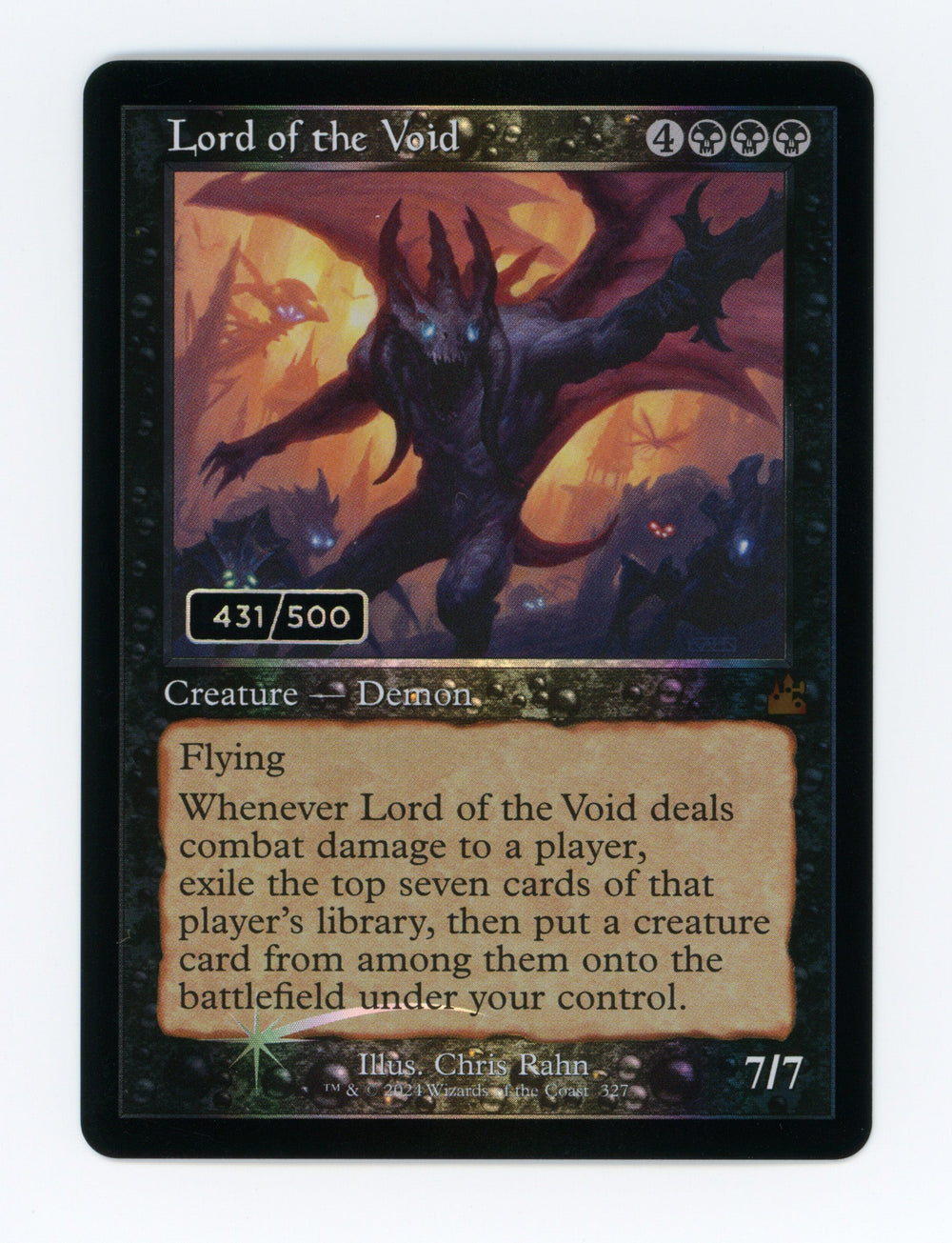 Lord of the Void — Serial Numbered|431/500|Retro Frame|Foil — ID 17290