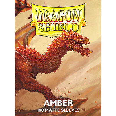 Dragonshield Sleeves 100 Matte Amber