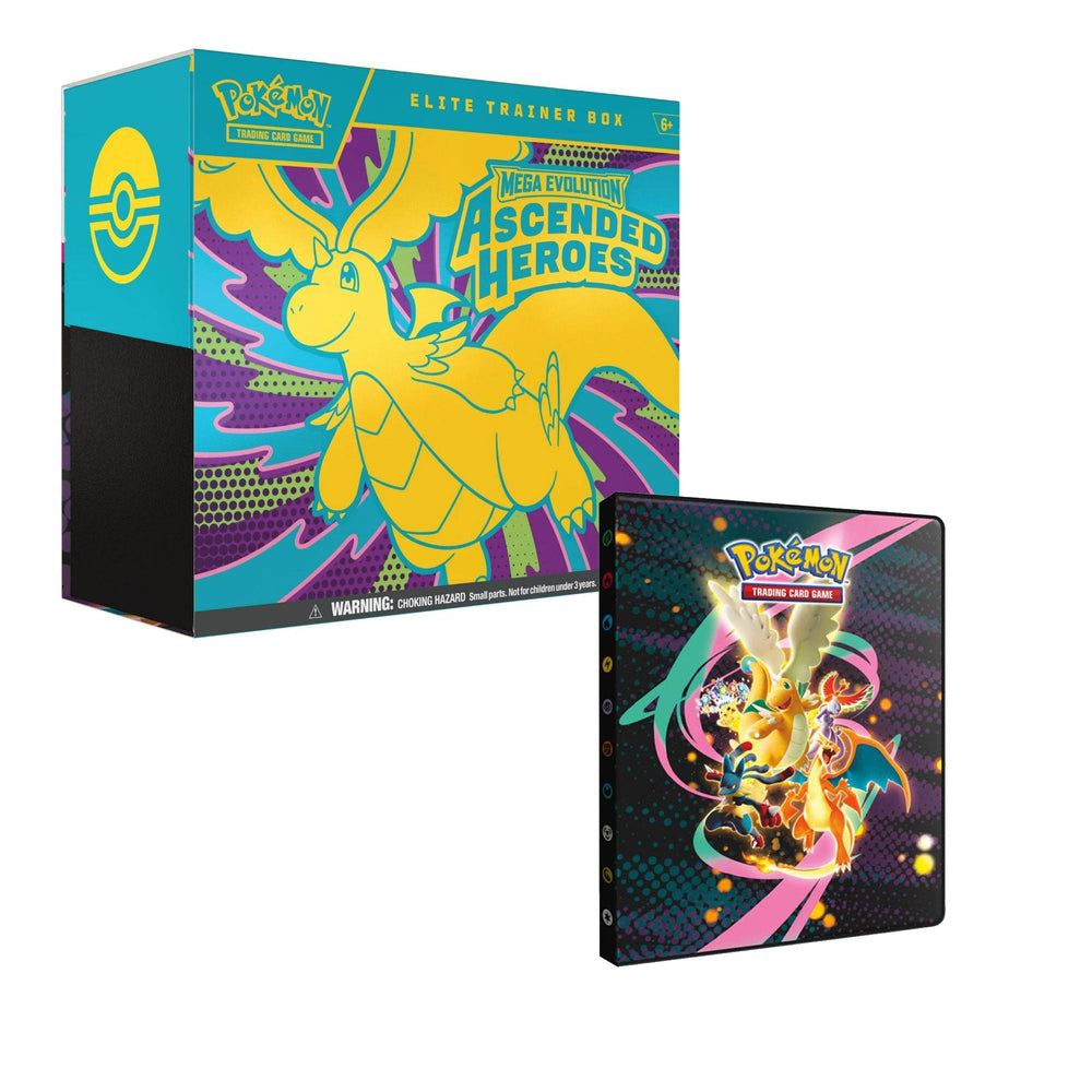 Pokemon - Mega Evolution Ascended Heroes - Elite Trainer Box + Binder Bundle (MAX 2)
