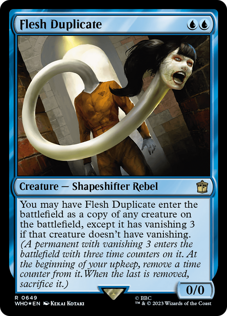 Flesh Duplicate (WHO-649) - Doctor Who Foil