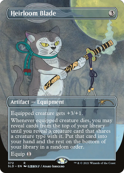 Heirloom Blade (SLD-372) - Secret Lair Drop (Borderless) Foil