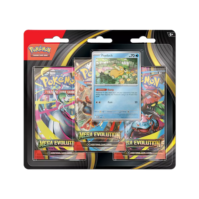 Pokemon Mega Evolution 3-Pack Blister Pack
