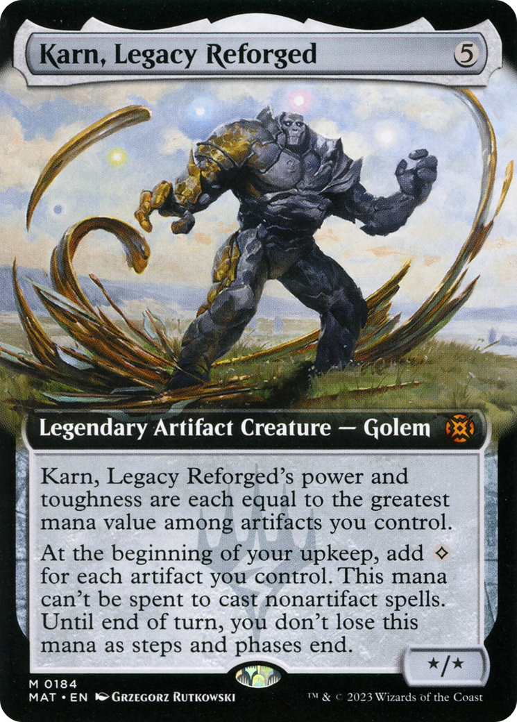 Karn, Legacy Reforged (MAT-184) - March of the Machine: The Aftermath: (Extended Art) Foil