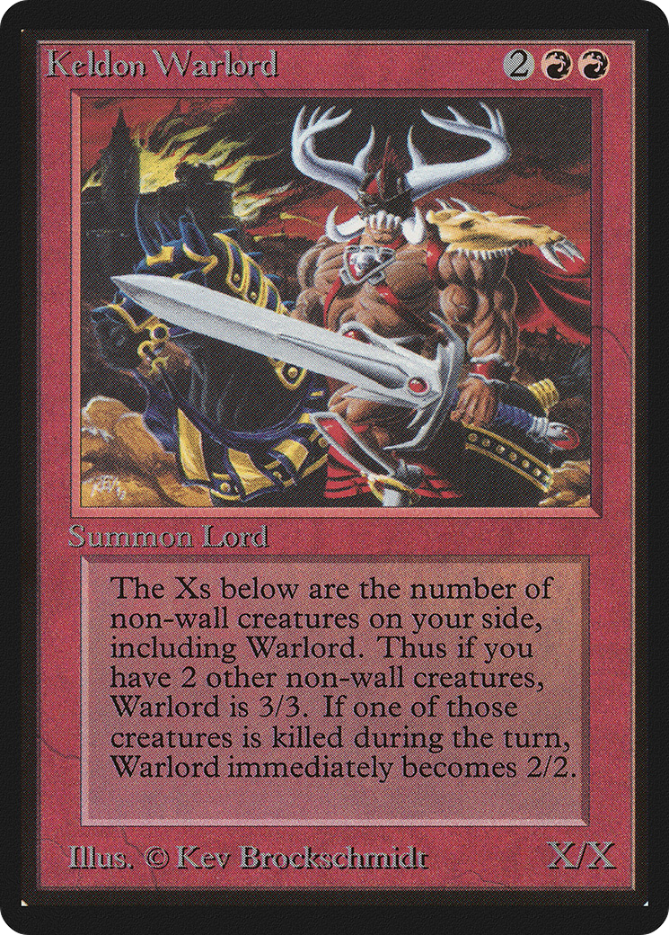 Keldon Warlord (LEB-161) - Limited Edition Beta