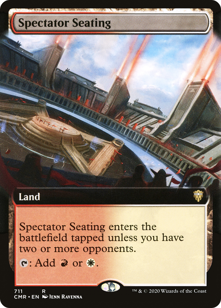 Spectator Seating (CMR-711) - Commander Legends: (Extended Art)