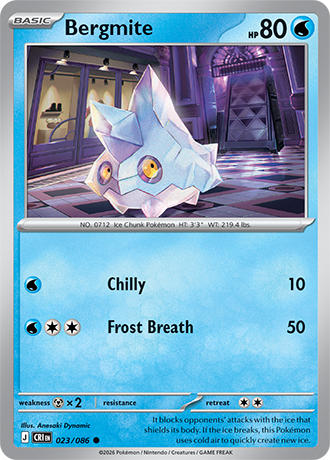 Bergmite - 023/086 - Common [me04-023] [Non-Holo]
