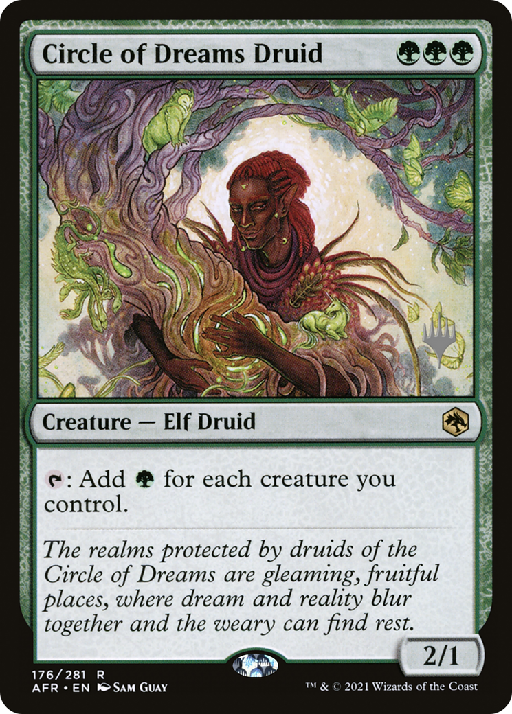Circle of Dreams Druid (PPAFR-176P) - Adventures in the Forgotten Realms Promos