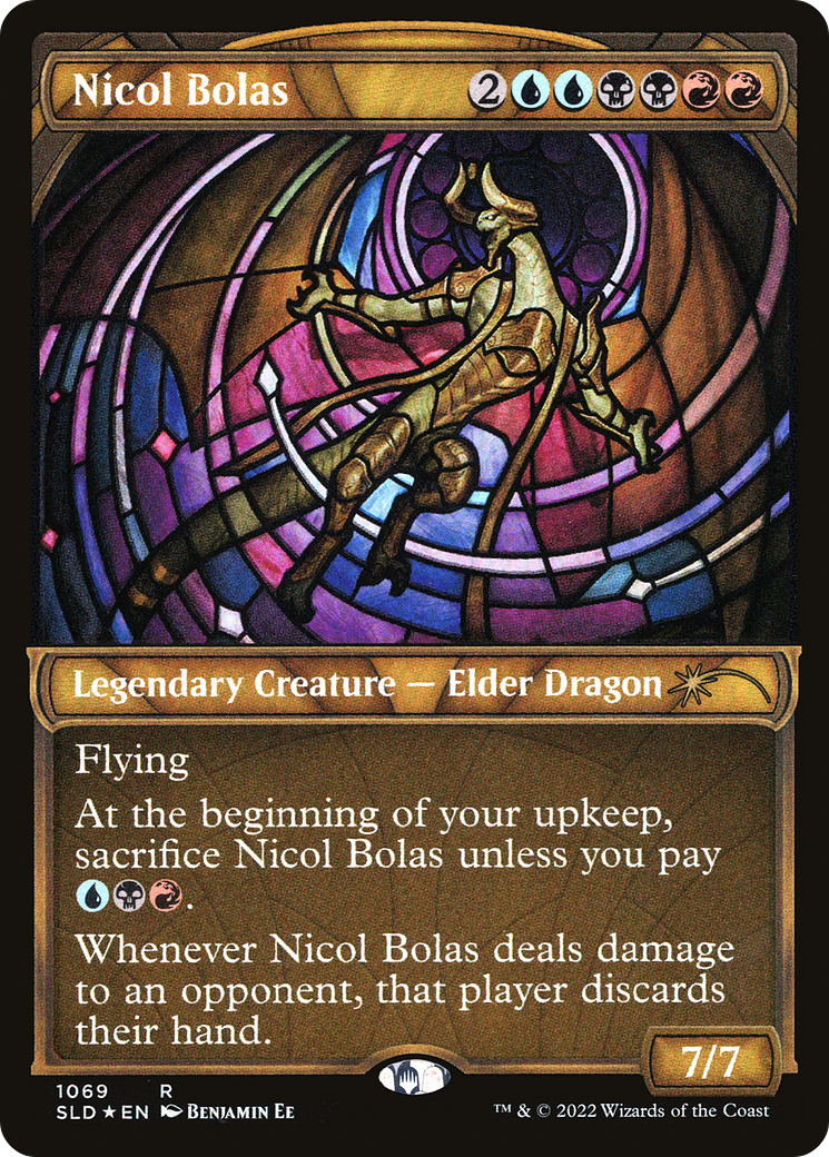Nicol Bolas (SLD-1069) - Secret Lair Drop: (Showcase) Foil