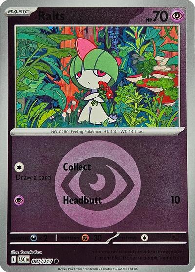 Ralts - Energy Symbol Pattern - 087/217 - Common [me025-087] [Reverse Holo]