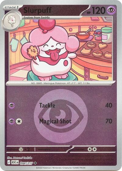 Slurpuff - Energy Symbol Pattern - 094/217 - Uncommon [me025-094] [Reverse Holo]