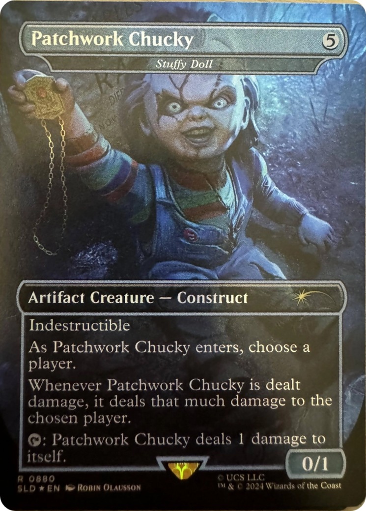 Stuffy Doll (SLD-880) - Secret Lair Drop / Patchwork Chucky (Borderless)