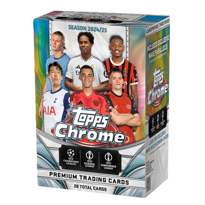 2024/25 Topps UEFA Club Competitions Chrome Soccer Blaster Box