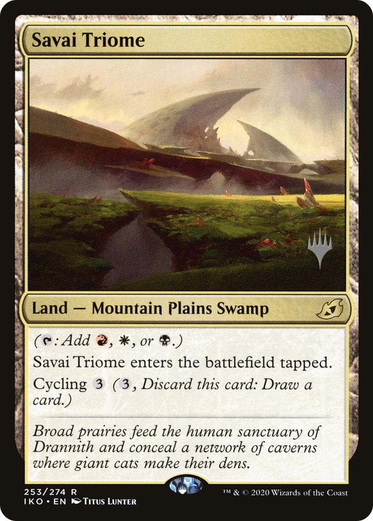 Savai Triome (PPIKO-253P) - Ikoria: Lair of Behemoths Promos Foil