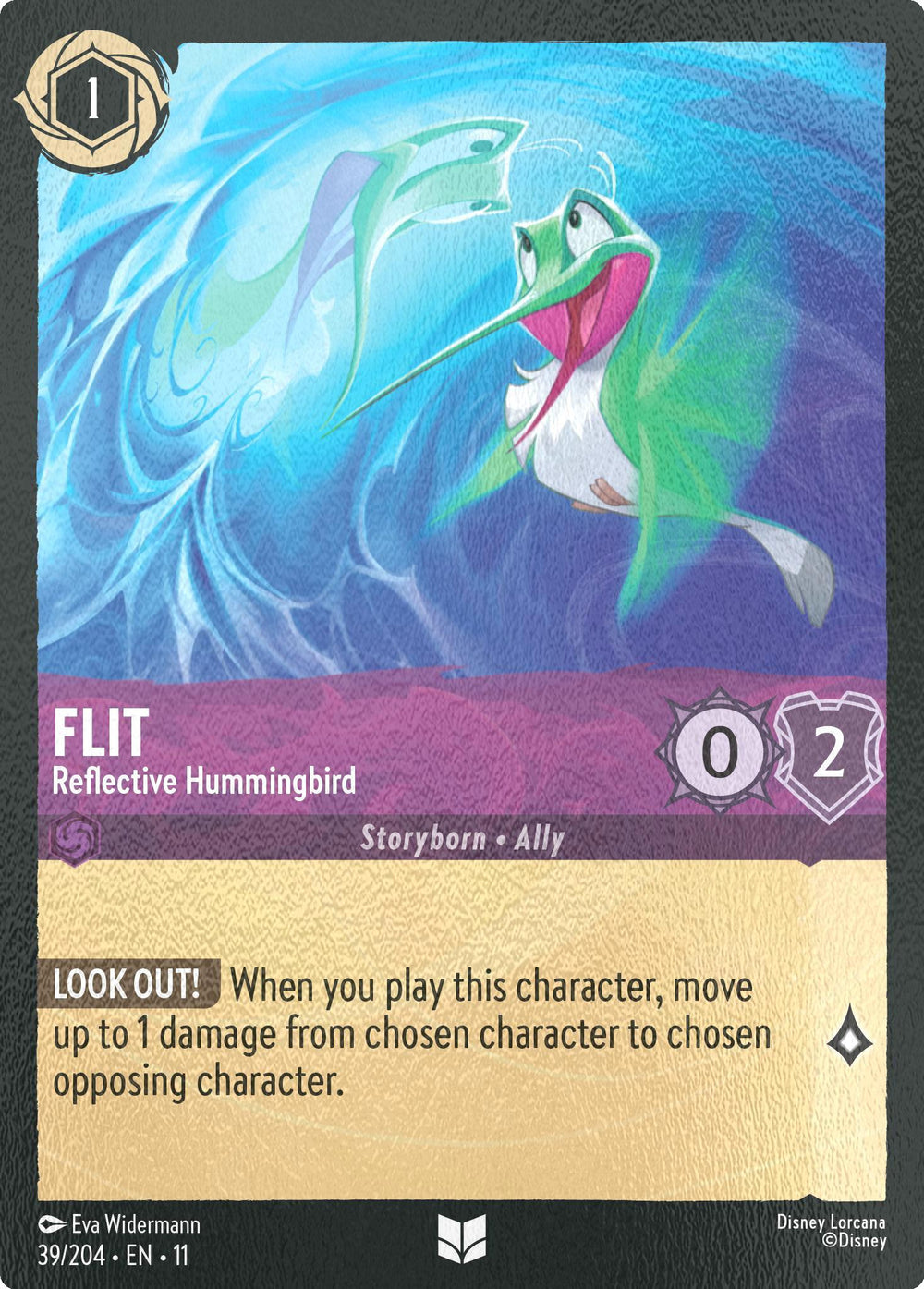 Flit - Reflective Hummingbird - 39/204 [Winterspell] [Cold Foil]