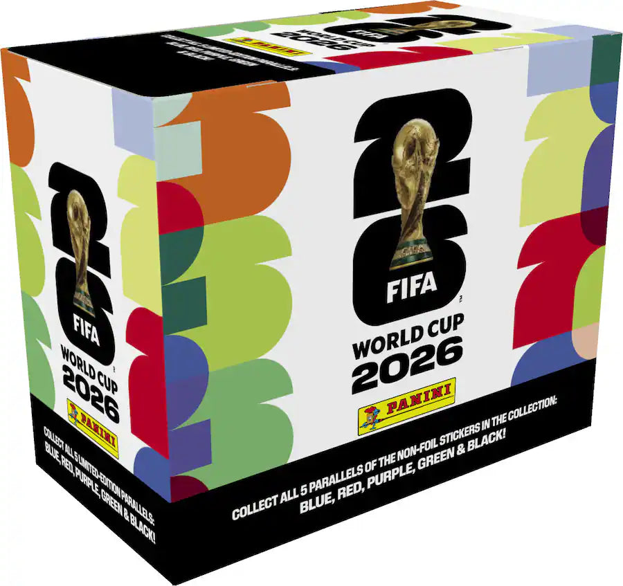 2026 Panini FIFA World Cup Sticker Collection Box (25 Packs)