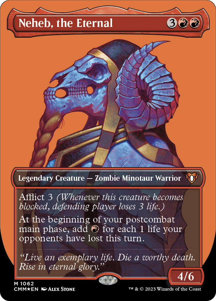 Neheb, the Eternal (CMM-1062) - Commander Masters (Borderless) Foil