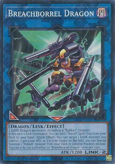 Breachborrel Dragon - BLZD-EN049 - Super Rare - 1st Edition