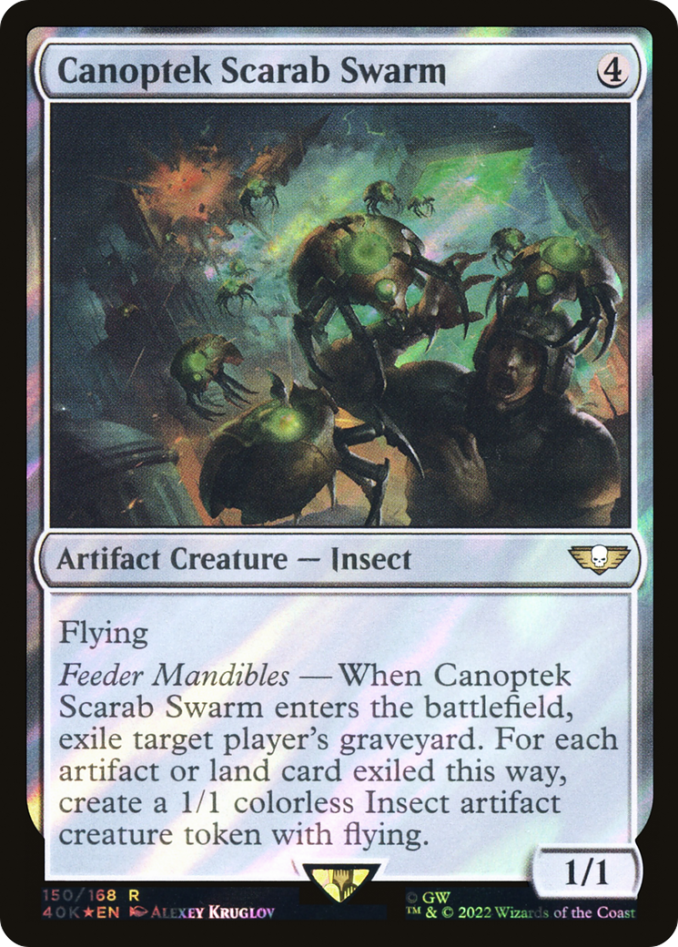 Canoptek Scarab Swarm (40K-150â˜…) - Warhammer 40,000 Commander Foil