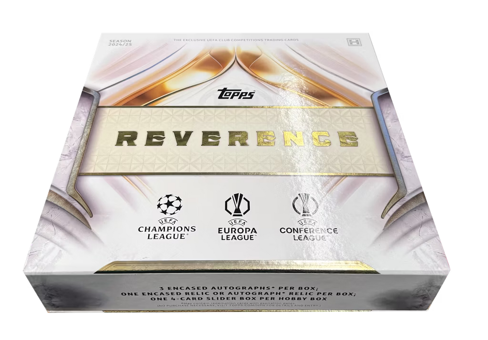 2024/25 Topps UEFA Club Competitions Reverence Soccer Hobby Box