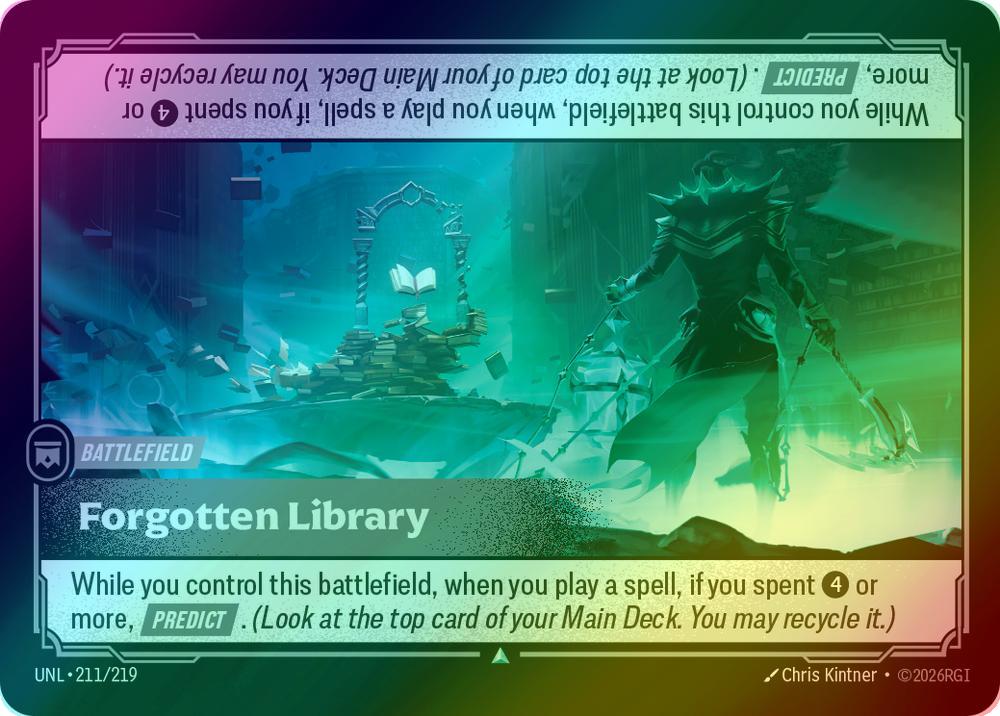 Forgotten Library - 211/219 [Unleashed] [Foil]