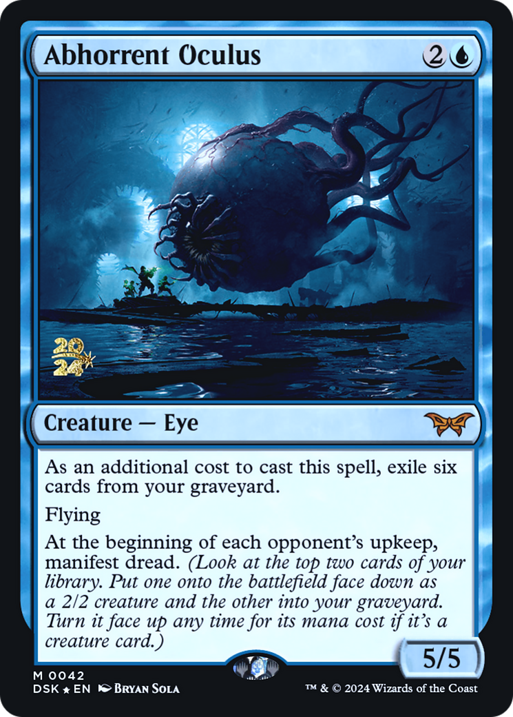 Abhorrent Oculus (PRE-42S) - Duskmourn: House of Horror Promos Foil