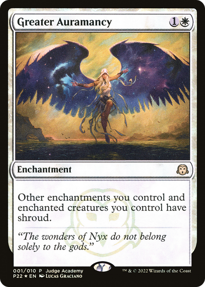 Greater Auramancy (JDG-001) - Judge Gift Cards 2022 Foil
