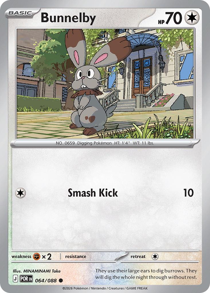 Bunnelby - 064/088 - Common [me03-064] [Non-Holo]