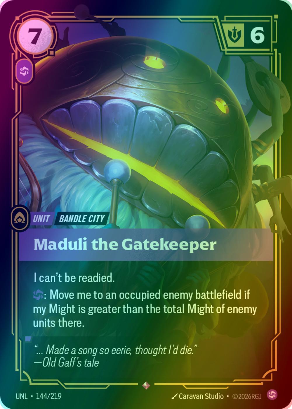 Maduli the Gatekeeper - 144/219 [Unleashed] [Foil]