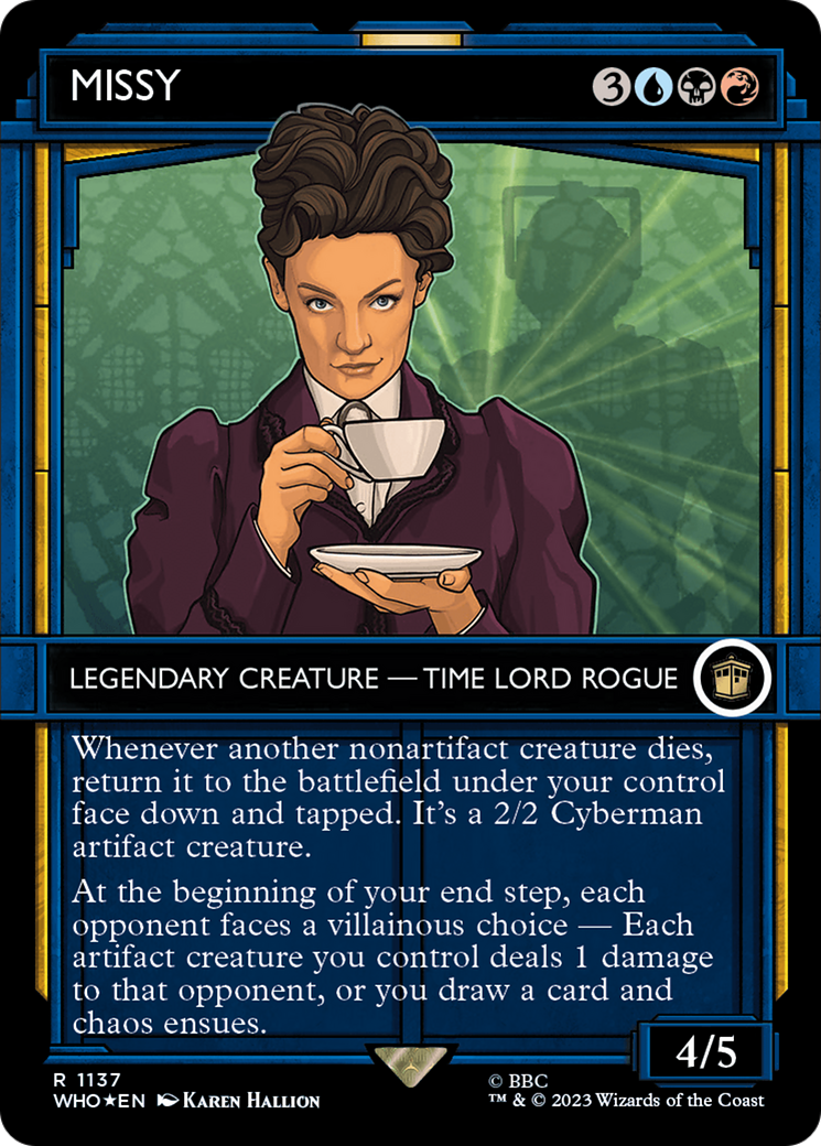 Missy (WHO-1137) - Doctor Who: (Showcase) (Borderless) Foil