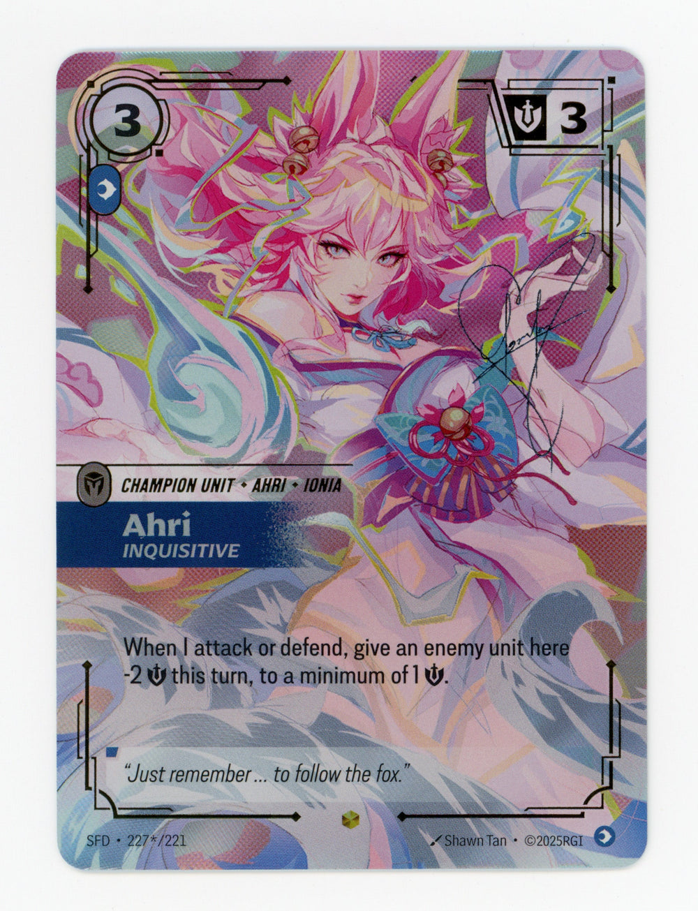 Ahri - Inquisitive — Signature|Foil — ID 17446