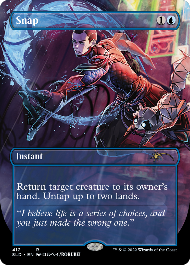 Snap (SLD-412) - Secret Lair Drop (Borderless) Foil