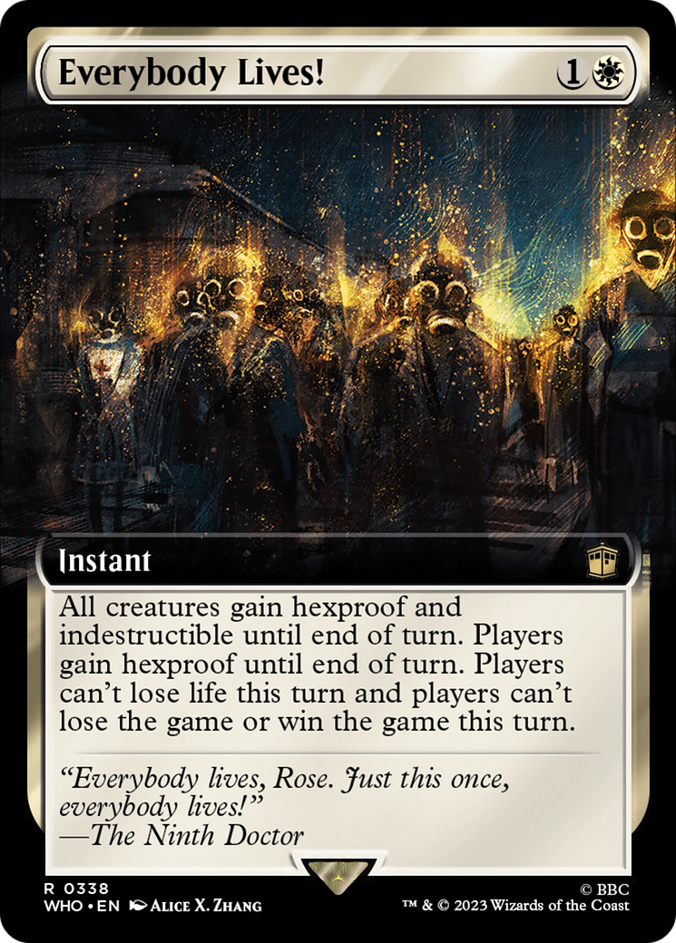 Everybody Lives! (WHO-338) - Doctor Who: (Extended Art) Foil