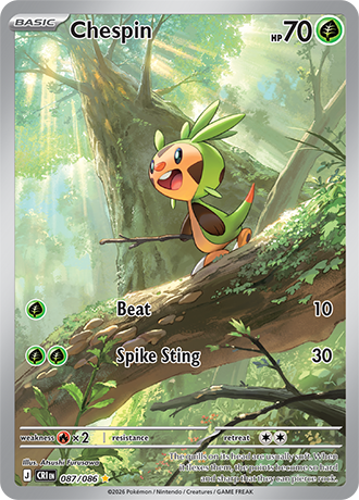 Chespin - 087/086 - Illustration Rare [me04-087] [Ultra]